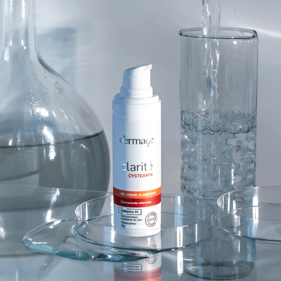 Clarité Cysteamin Gel Creme Clareador para Melasma Dermage 30g