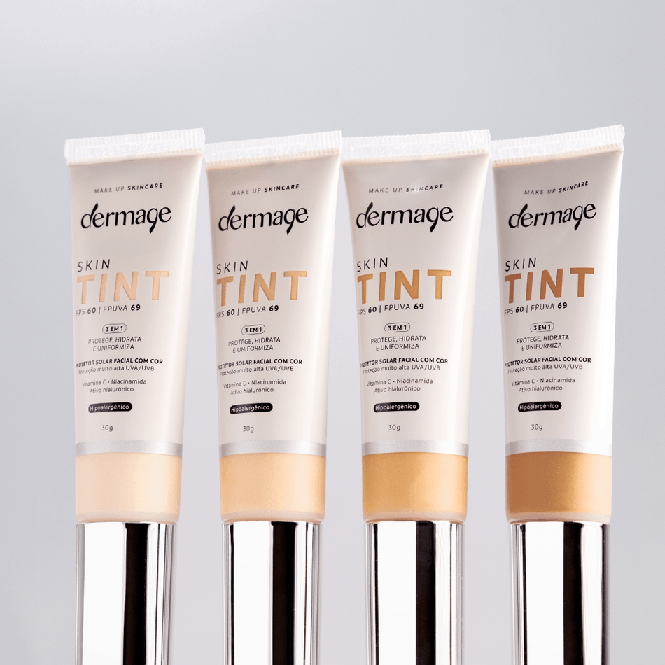 Base Multifuncional FPS 60 Skin Tint Proteção Solar e Skincare