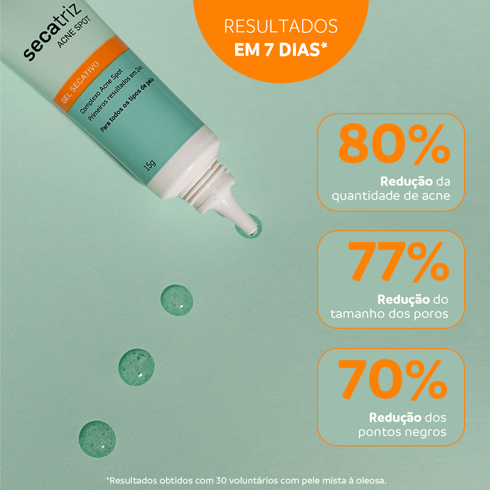 Gel Secativo Secatriz Acne Spot Dermage 15g Ação Rápida