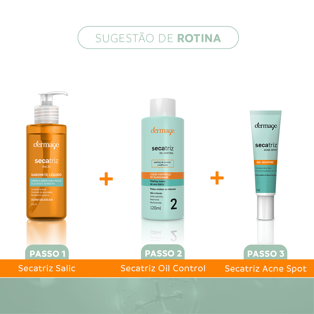 Gel Secativo Secatriz Acne Spot Dermage 15g Ação Rápida