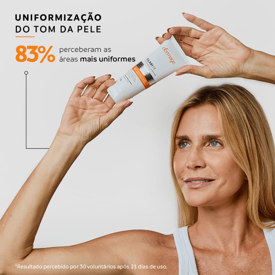Dermage Clarité Clareador Corporal 75g para Axilas e Virilhas