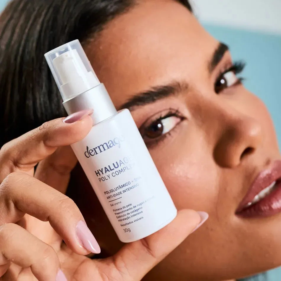 Kit Rejuvenescimento Facial Dermage Hyaluage Poly Complex e Clarité Olhos