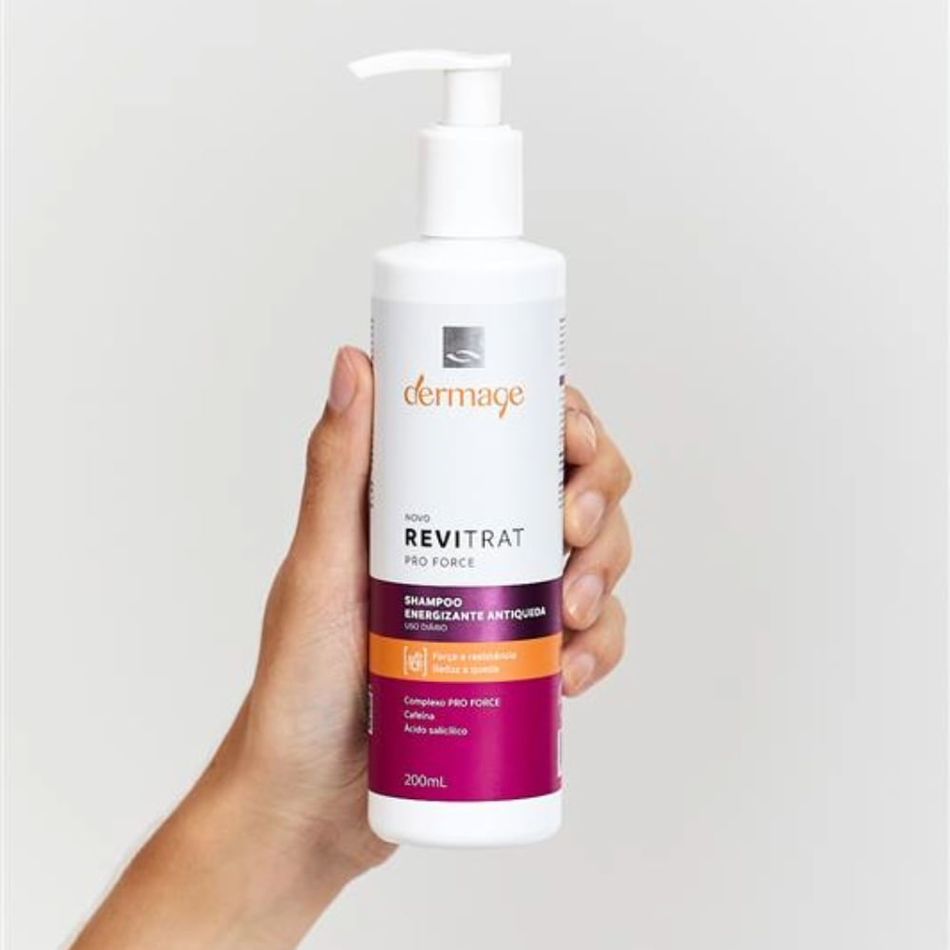 Shampoo Antiqueda Revitrat Pro Force para Cabelos Fracos 200ml