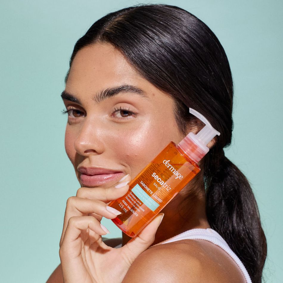 Sabonete Líquido Facial Dermage Secatriz Salic Limpeza Profunda 115ml