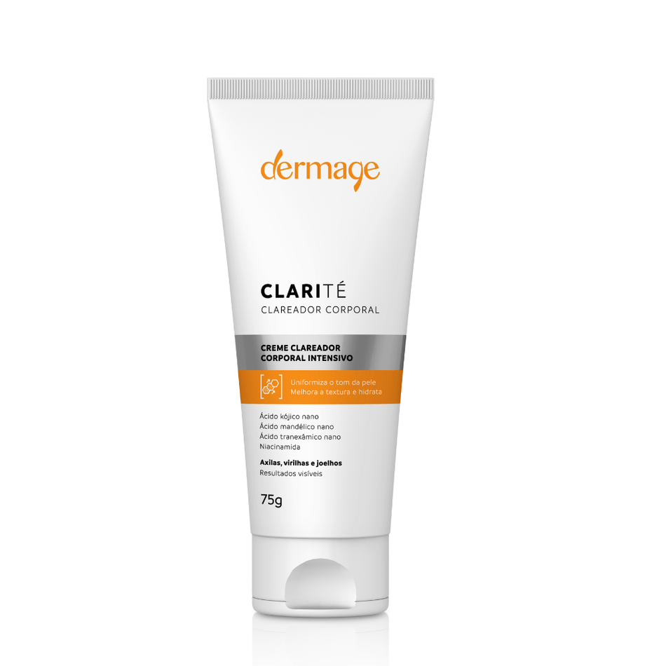 Dermage Clarité Clareador Corporal 75g para Axilas e Virilhas