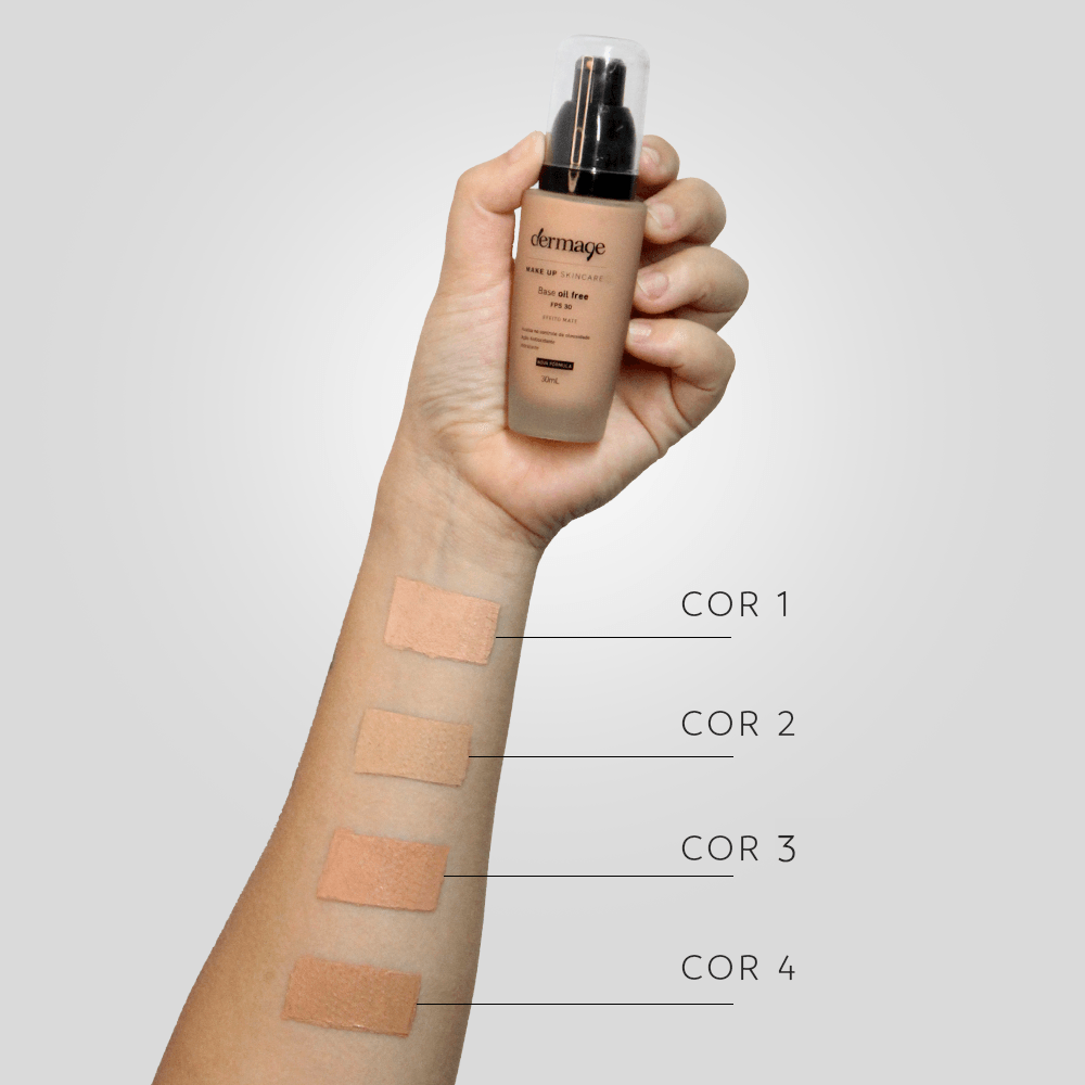Base Líquida Matte Dermage Oil Free FPS 30 Controle Oleosidade