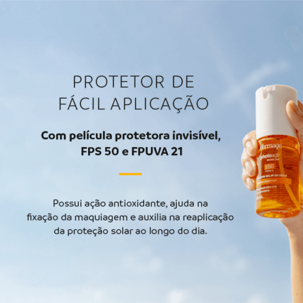 Mini Photoage Bruma Aox FPS 50 Protetor Solar Spray Glow