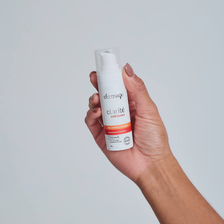Clarité Cysteamin Gel Creme Clareador para Melasma Dermage 30g