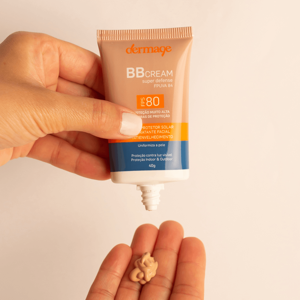 Protetor Solar BB Cream FPS 80 Dermage Multifuncional Matte 40g