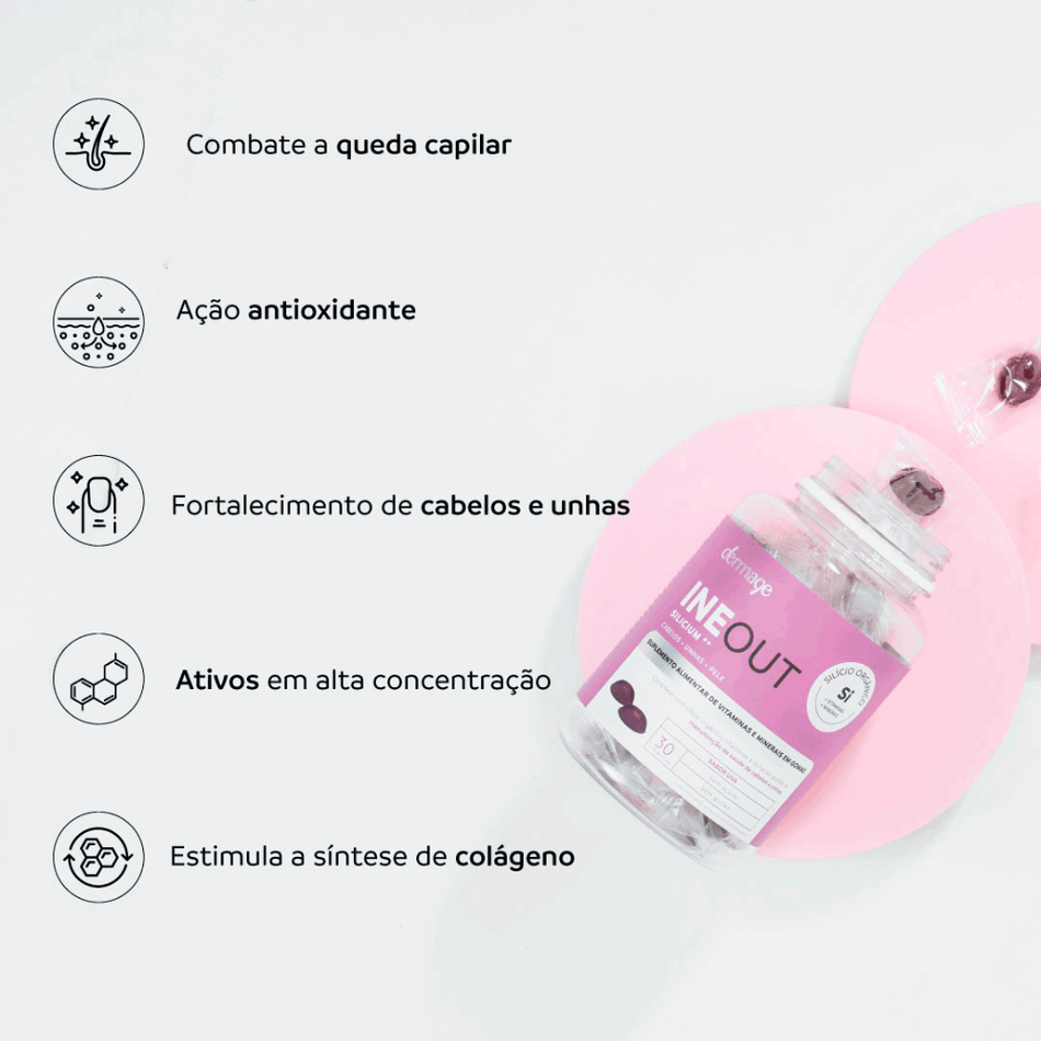 Kit Cabelos Saudáveis Dermage Tratamento Anticaspa e Fortalecimento Capilar