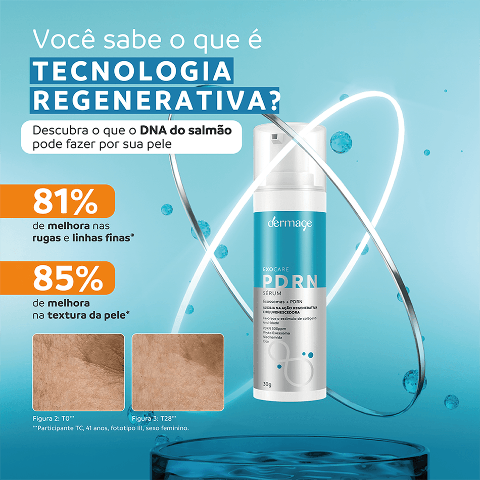 Sérum Facial Exocare PDRN Dermage Regenerador e Rejuvenescedor 30g