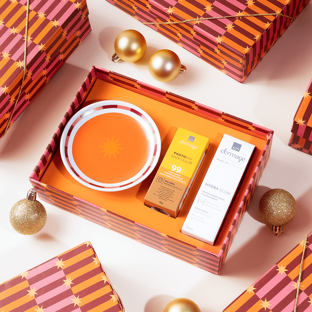 Kit Glow de Natal Dermage Hydra Glow e Photoage Stick
