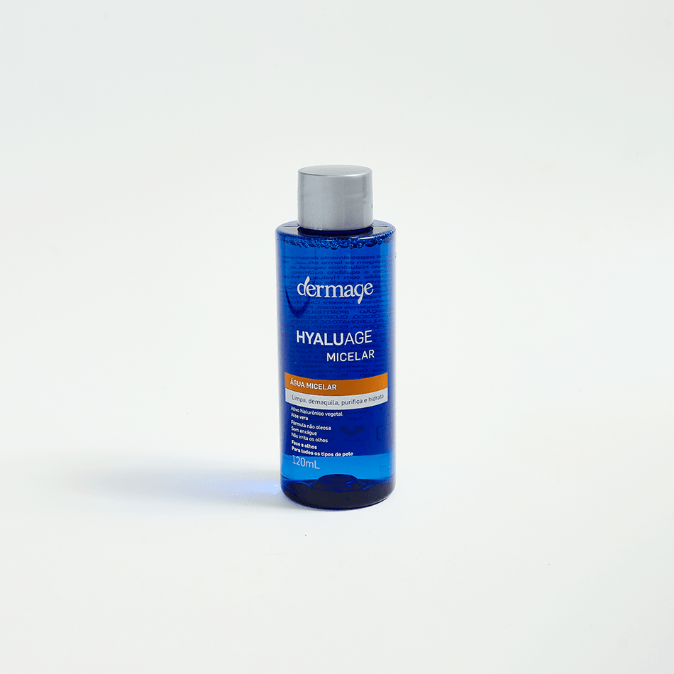 Água Micelar Hyaluage Dermage Limpeza Profunda Hidratante Vegana 120ml