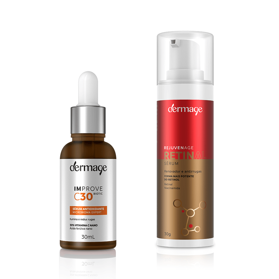 Kit Renovação Avançada Dermage: Rejuvenage Retinal e Improve C 30