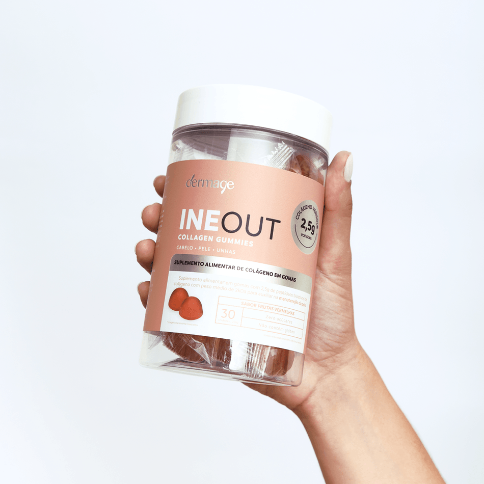 Ineout Collagen Gummies com Verisol - Suplemento para Pele e Unhas