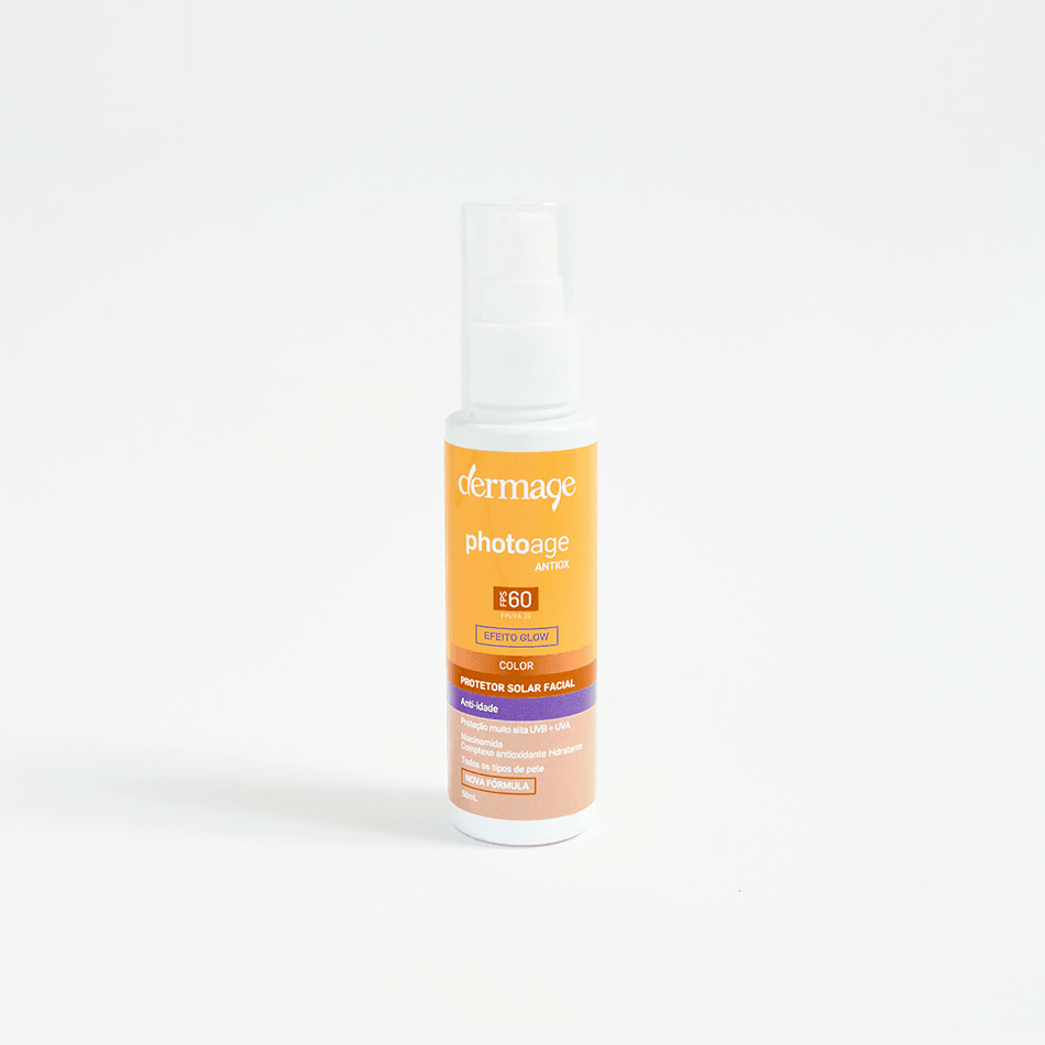 Protetor Solar Facial Dermage Photoage Antiox Color FPS 60 50ml