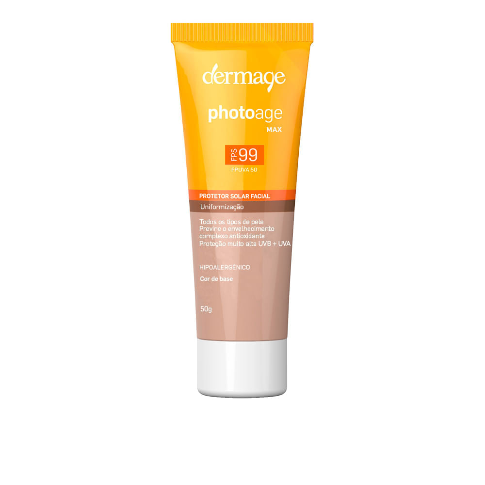 Protetor Solar Facial Dermage Photoage Max FPS 99 50ml