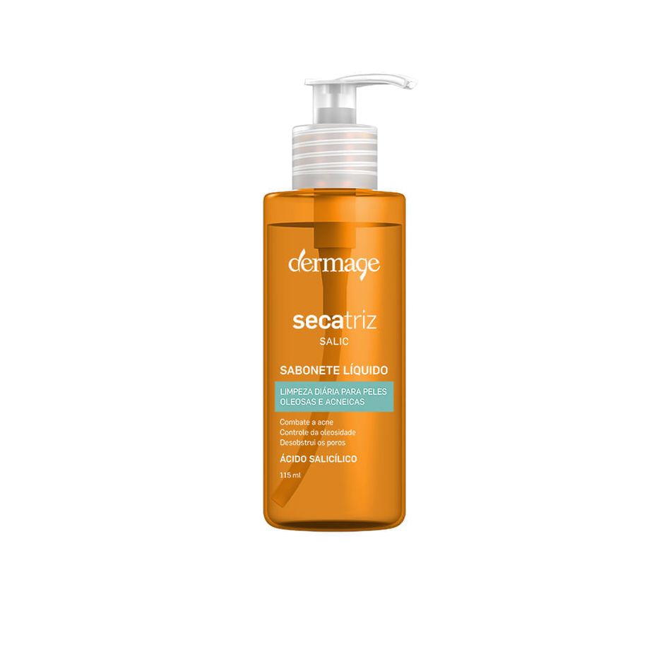 Sabonete Líquido Facial Dermage Secatriz Salic Limpeza Profunda 115ml