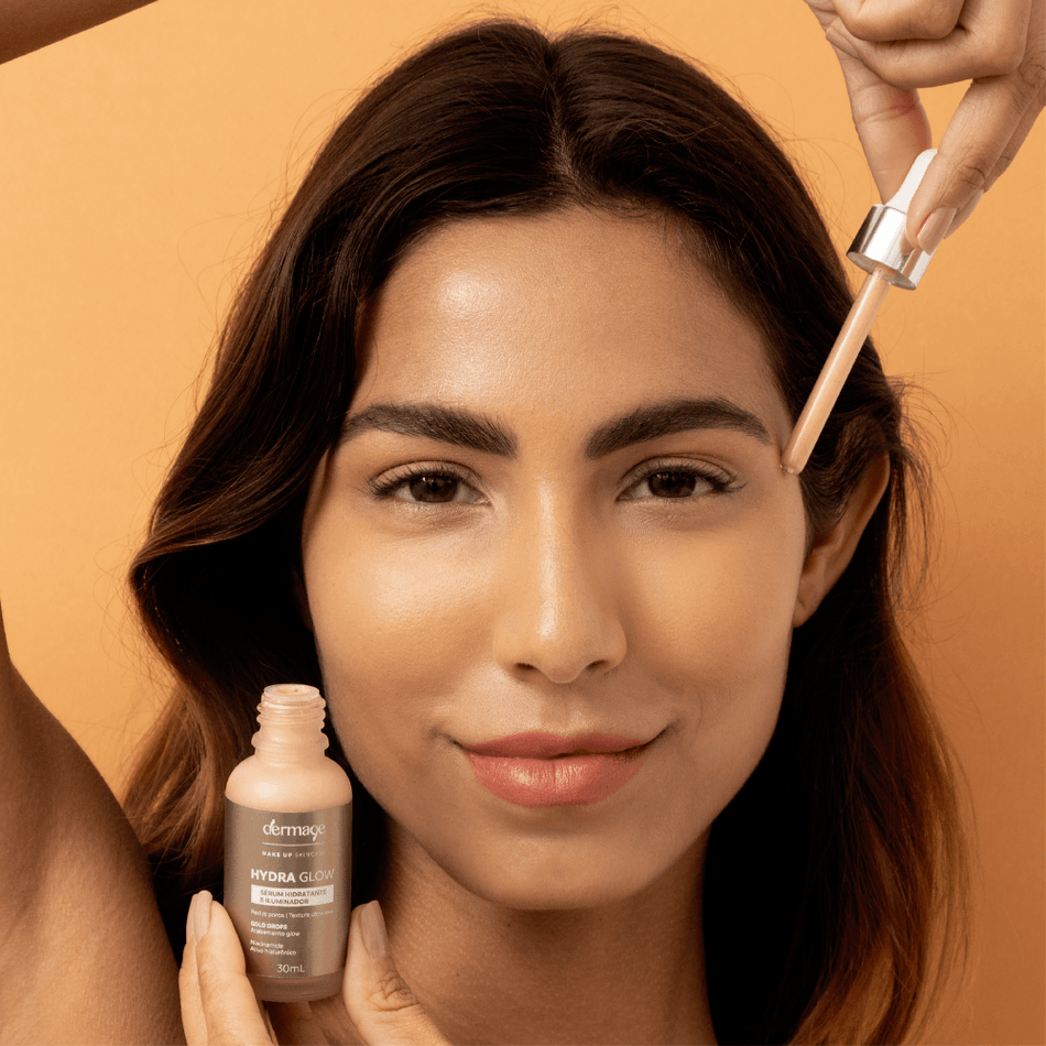 Sérum Facial Hydra Glow Dermage Hidratante Iluminador Vegano 30ml
