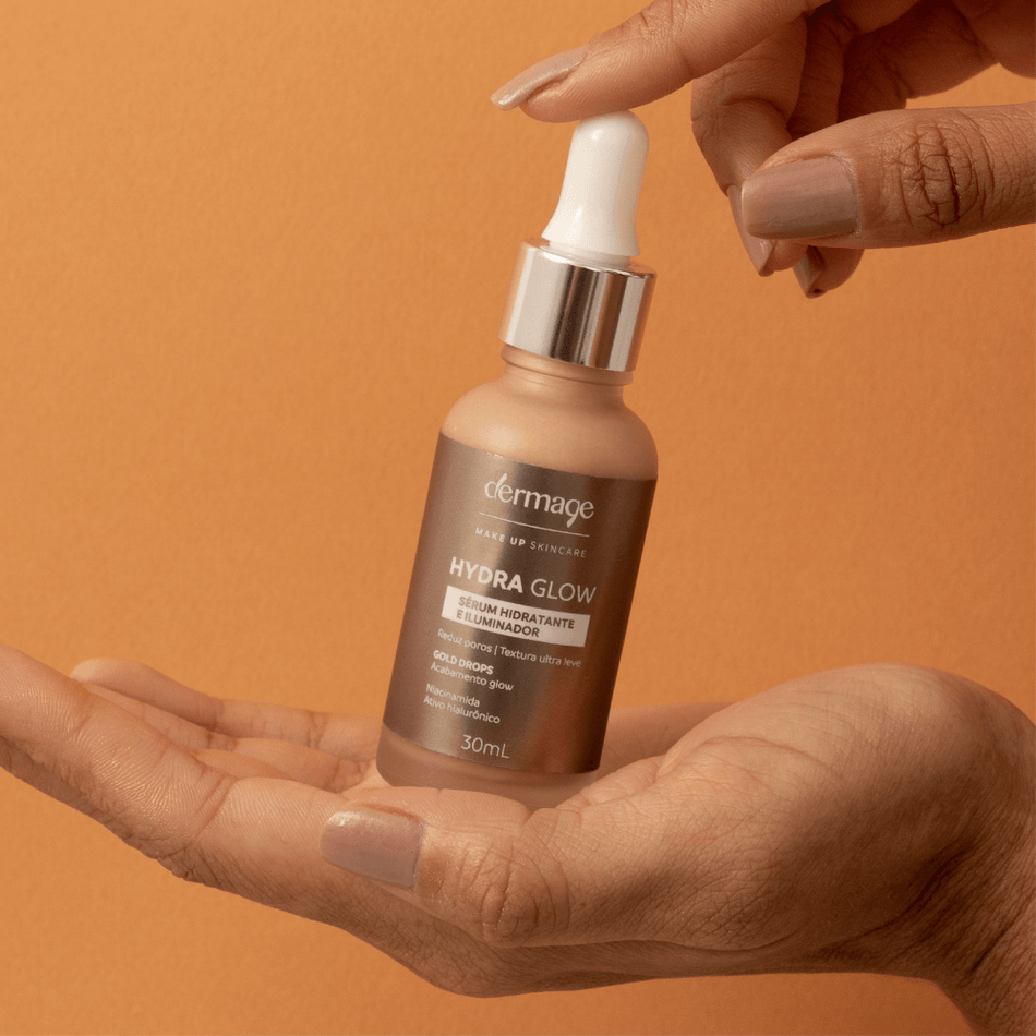 Sérum Facial Hydra Glow Dermage Hidratante Iluminador Vegano 30ml