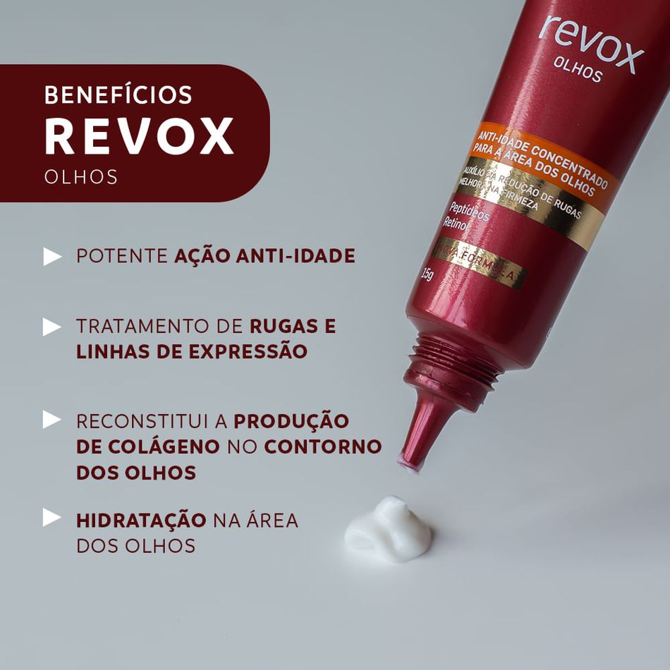 Creme Anti-idade para Olhos Dermage Revox com Retinol 15g