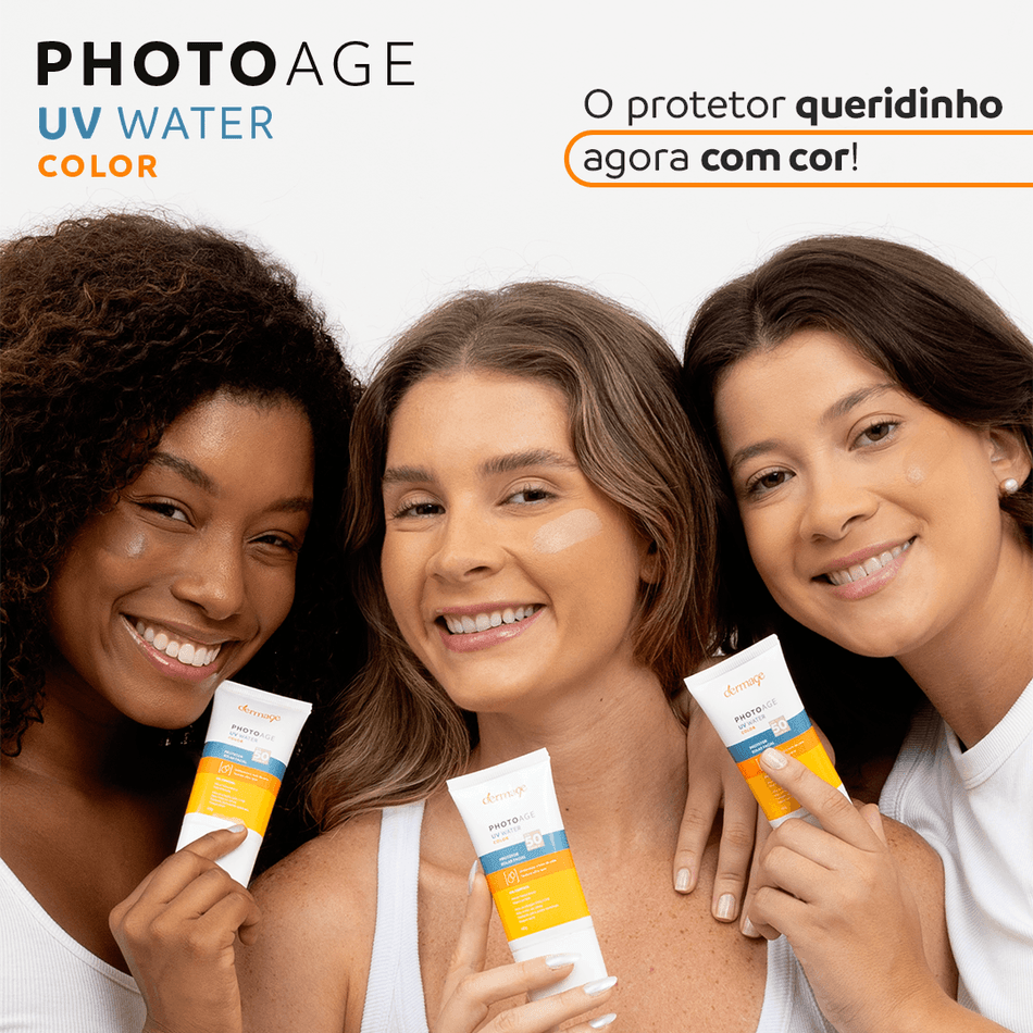 Protetor Solar Facial Dermage Photoage UV Water Color FPS 50
