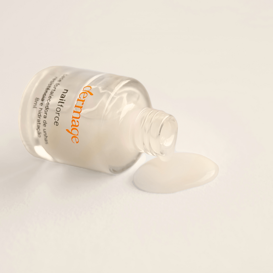 Base Fortalecedora Nail Force Dermage 8ml Tratamento para Unhas Fracas
