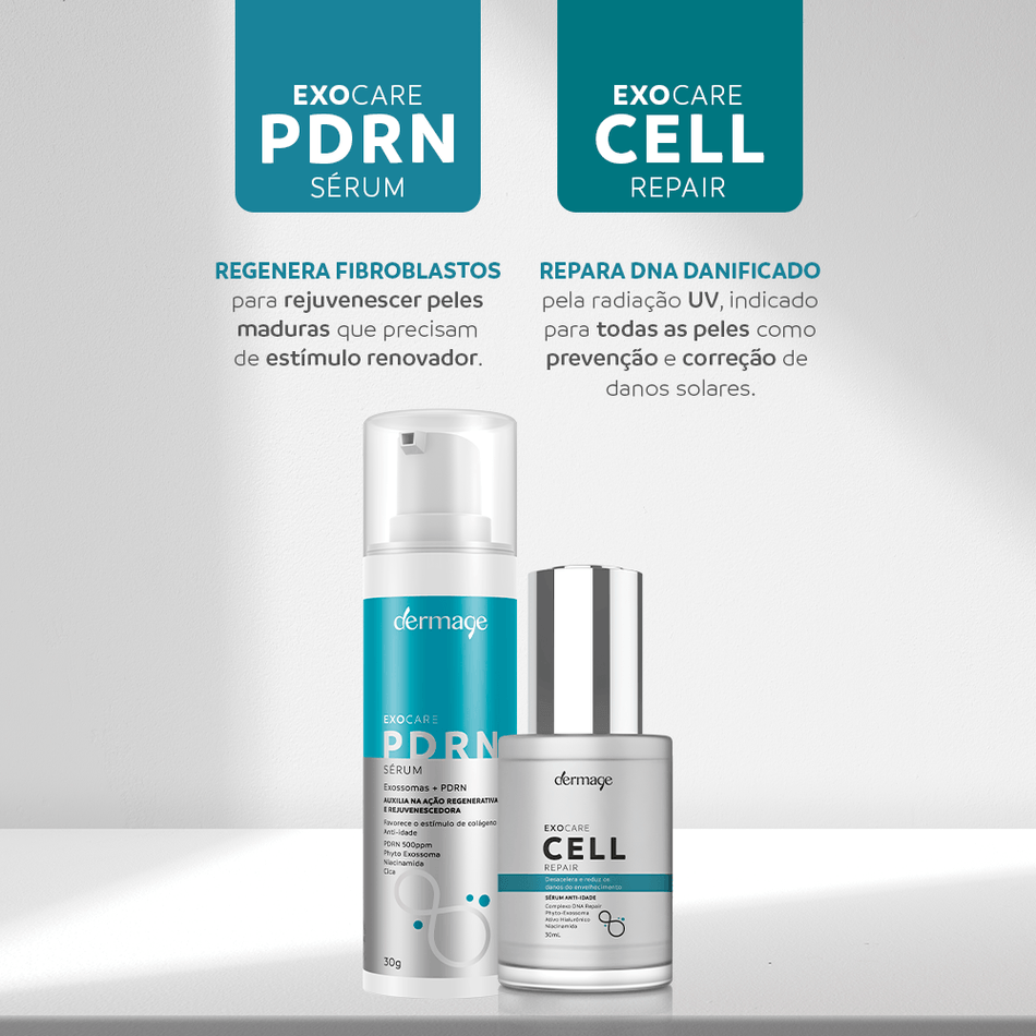 Sérum Anti-Idade Exocare Cell Repair Dermage 30g Regeneração Profunda