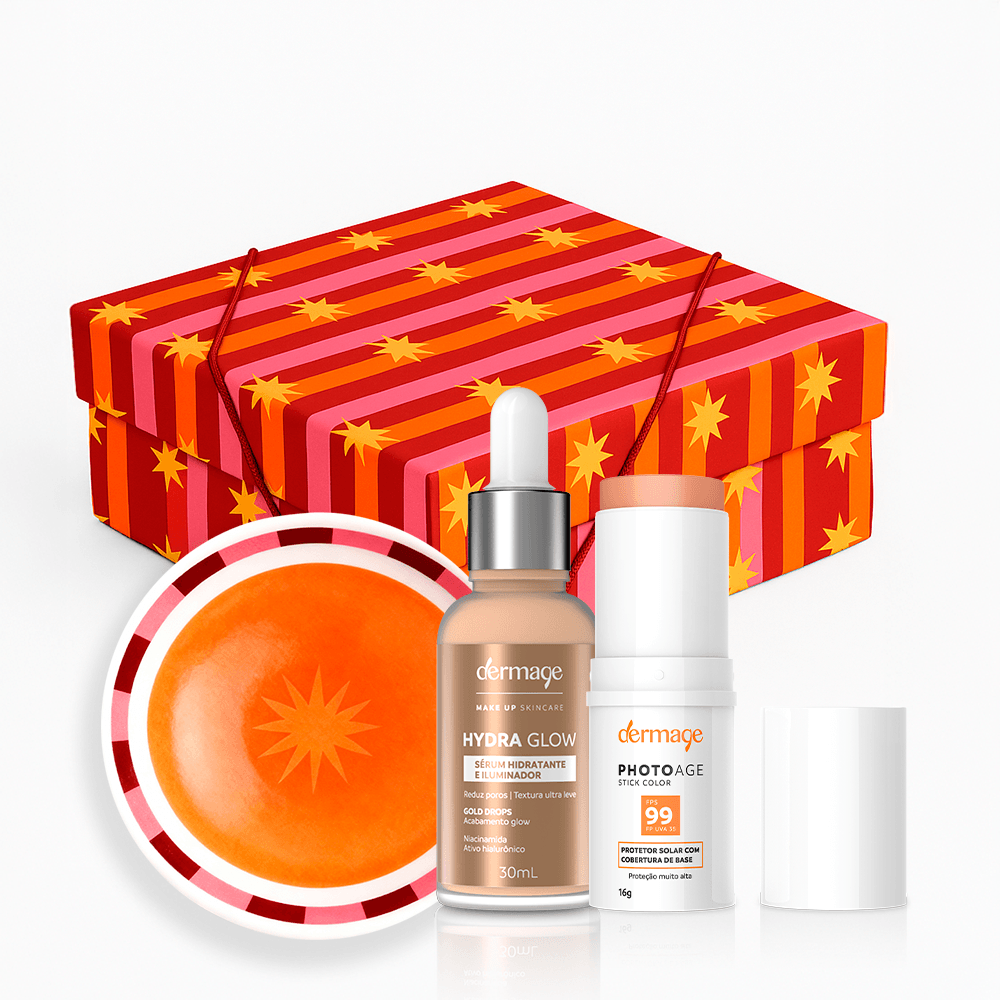 Kit Glow de Natal Dermage Hydra Glow e Photoage Stick