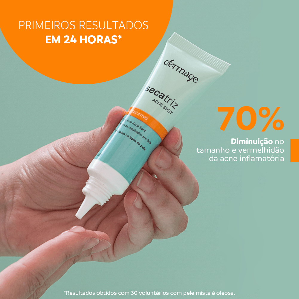 Gel Secativo Secatriz Acne Spot Dermage 15g Ação Rápida