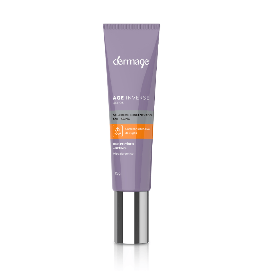 Age Inverse Olhos Dermage Creme Anti-Idade com Aplicador Metálico 15g
