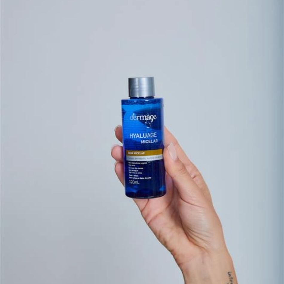 Água Micelar Hyaluage Dermage Limpeza Profunda Hidratante Vegana 120ml