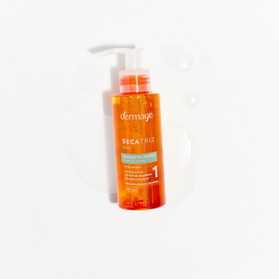 Sabonete Líquido Facial Dermage Secatriz Salic Limpeza Profunda 115ml