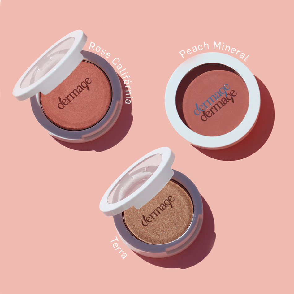 Blush Iluminador Dermage Textura Ultrafina Acetinada Vitamina E 5g