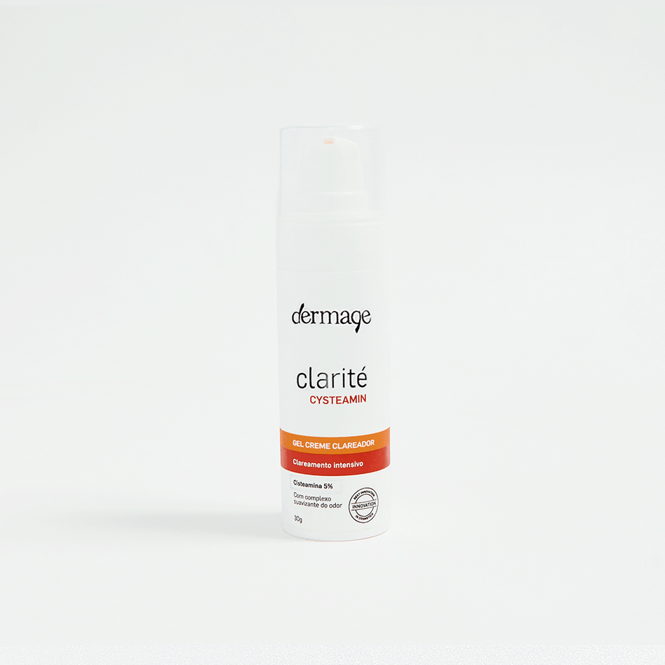 Clarité Cysteamin Gel Creme Clareador para Melasma Dermage 30g