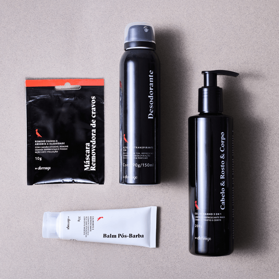Kit Reserva Dermage Cuidados Masculinos Completo 4 Produtos Essenciais
