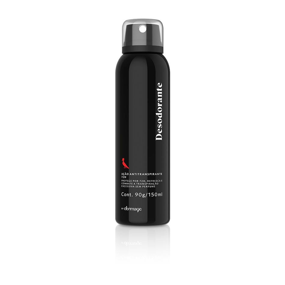 Desodorante Antitranspirante Dermage Reserva 72 Horas Proteção Sem Perfume 150ml
