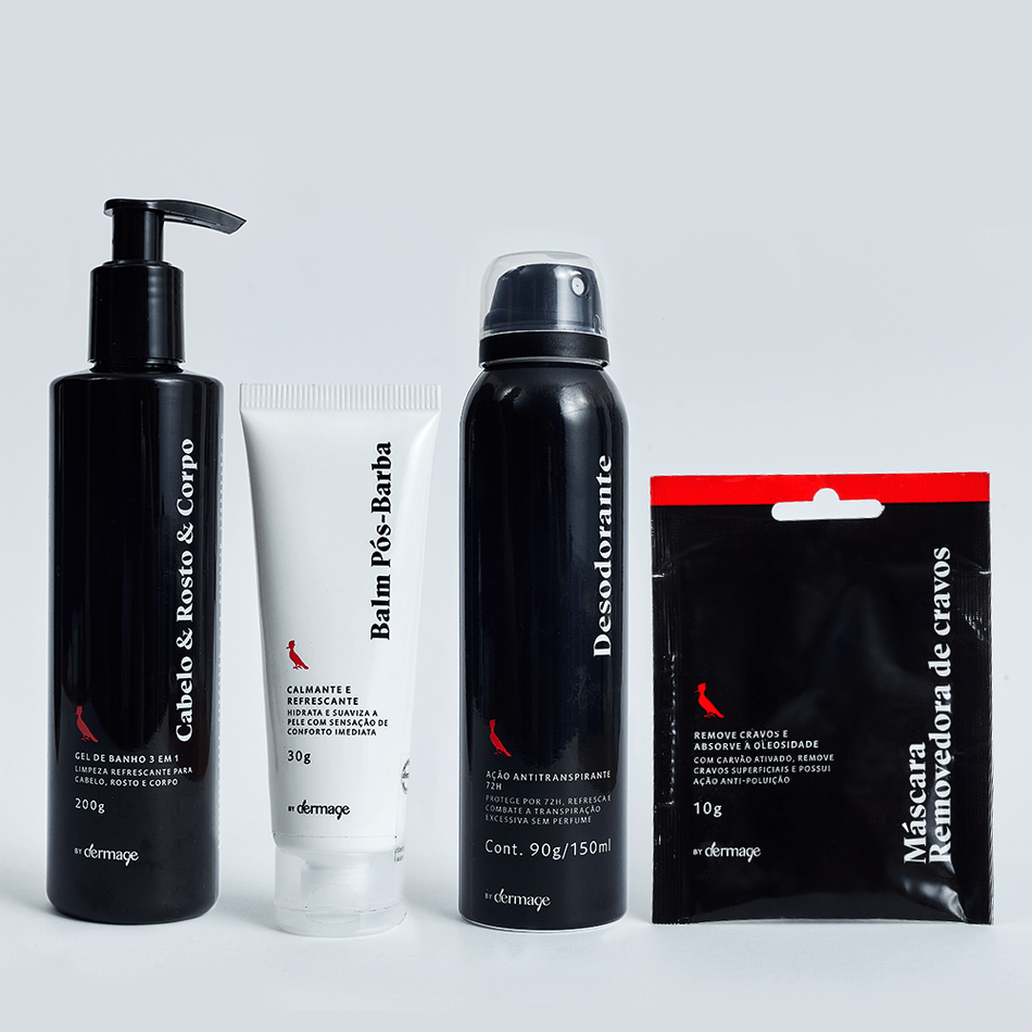 Kit Reserva Dermage Cuidados Masculinos Completo 4 Produtos Essenciais