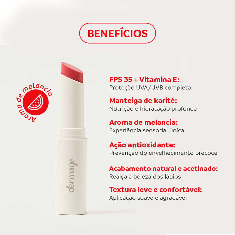 Protetor Solar Labial Photoage Lip Tint UV FPS 35 Dermage