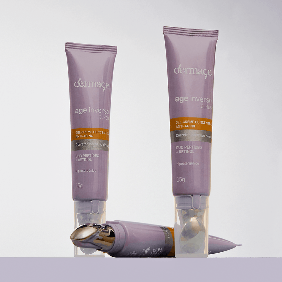 Age Inverse Olhos Dermage Creme Anti-Idade com Aplicador Metálico 15g