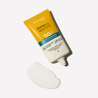 Protetor Solar Facial Dermage Photoage Water FPS 50 Sem Cor