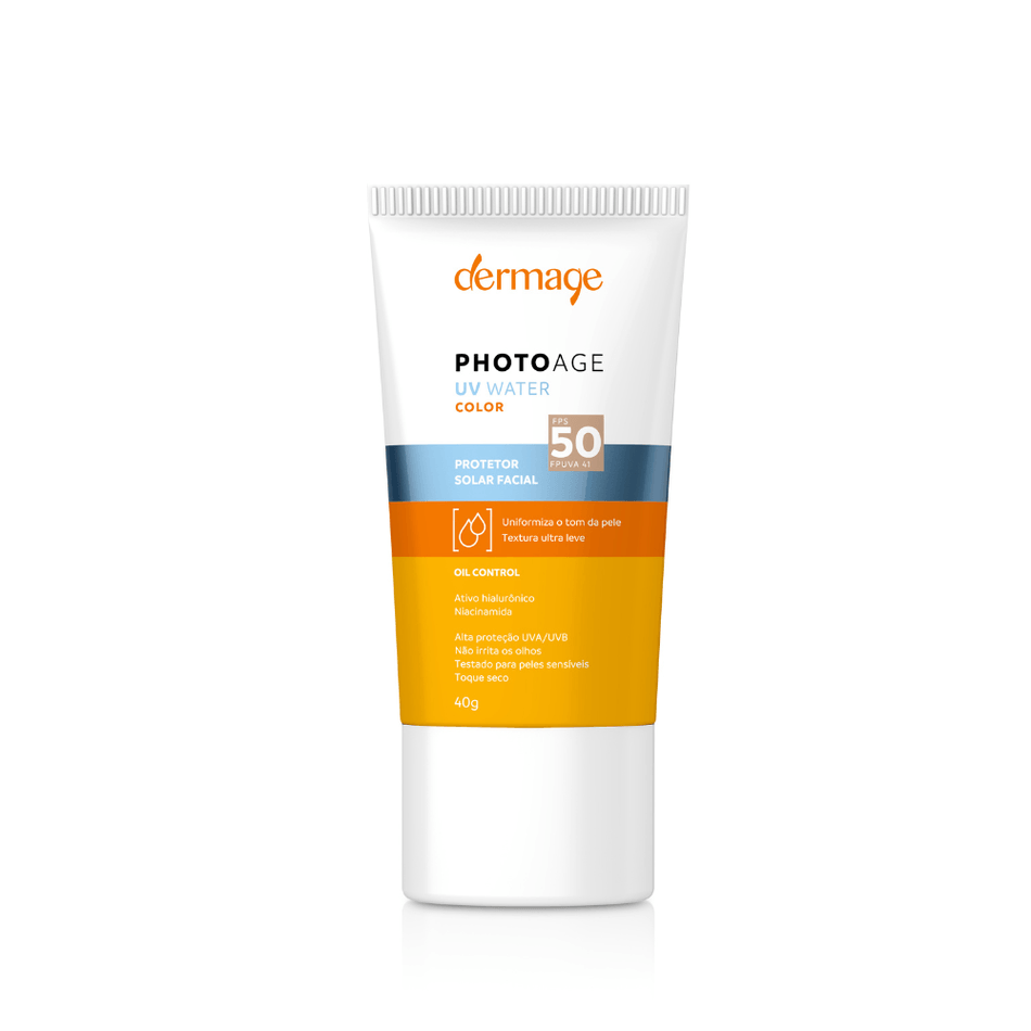 Protetor Solar Facial Dermage Photoage UV Water Color FPS 50
