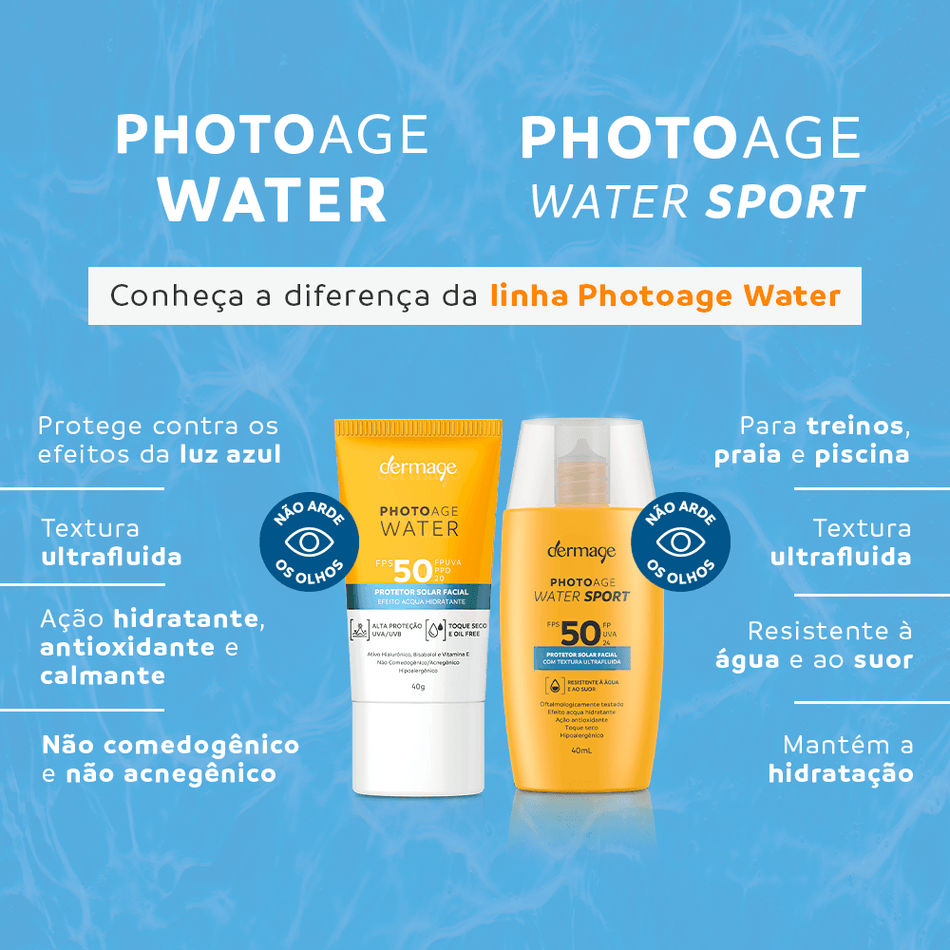 Protetor Solar Photoage Water Sport FPS50 40ml Dermage