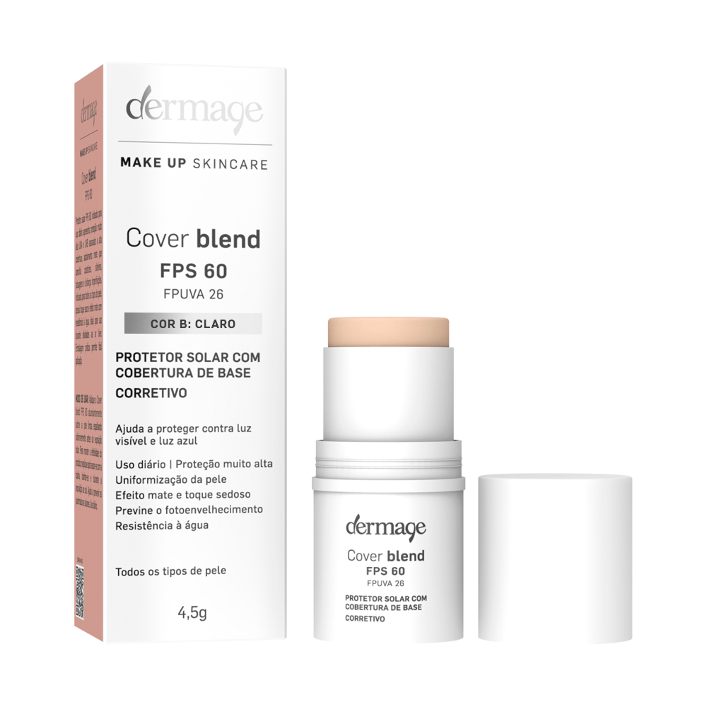 Dermage Cover Blend FPS 60 Protetor Solar Corretivo Mate