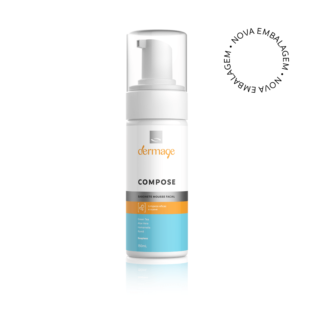 Compose Mousse Espuma de Limpeza Facial Antioxidante e Hidratante Dermage